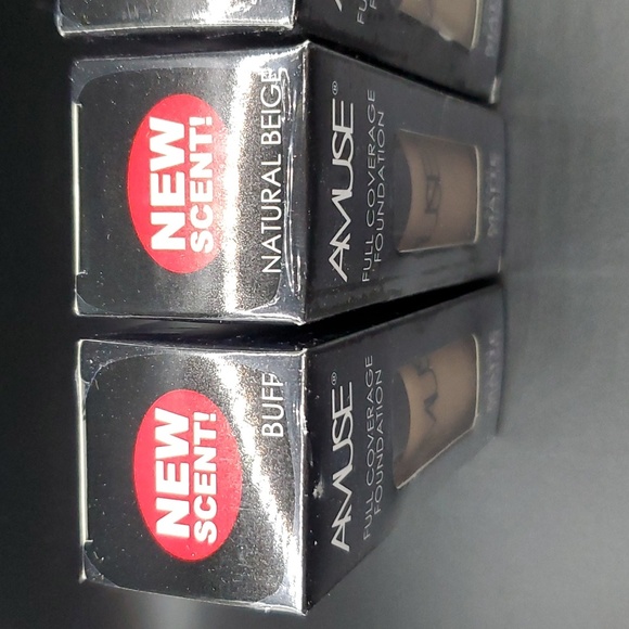 NIB Amuse Liquid Foundation Semi Matte Finish LIGHT NO DARK - Picture 9 of 13